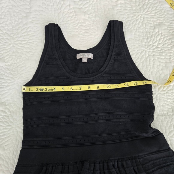 J.Crew Open-Knit Mini Dress Black.‎ Size S CD360 - Picture 6 of 9